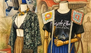 VITRINE VID-DRESSING — Deux looks, deux mondes qui se croisent