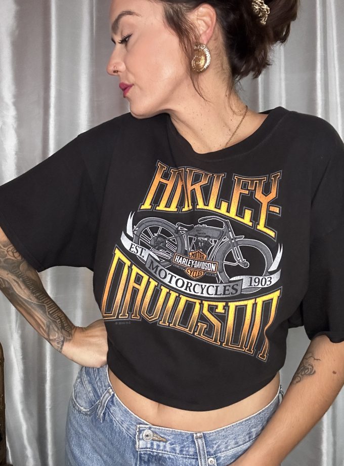 T-shirt Harley-Davidson Caen – Authentique Étiquette – Édition 20th Anniversary – Taille XL