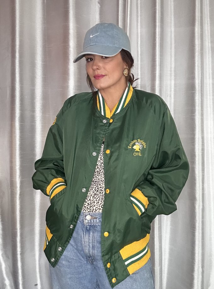 Veste Varsity Vintage – Knights OHL (Made in Canada)