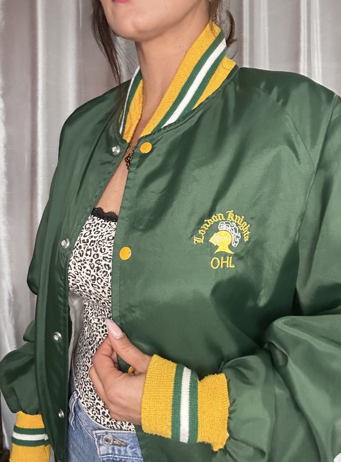 Veste Varsity Vintage – Knights OHL (Made in Canada)