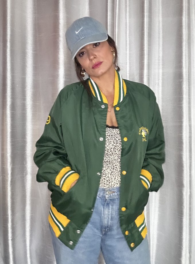 Veste Varsity Vintage – Knights OHL (Made in Canada)